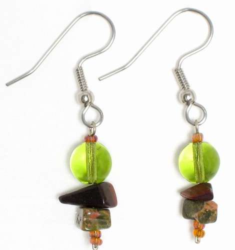 Earrings, Spiral 9