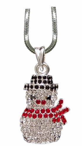 Snowman Necklace