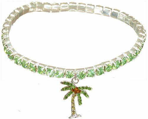 Palm Tree Stretchy Anklet