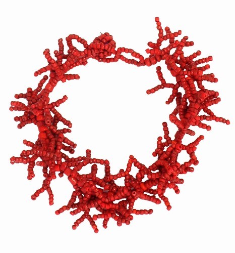 Coral Shape Seed Bead Bracelet Coral