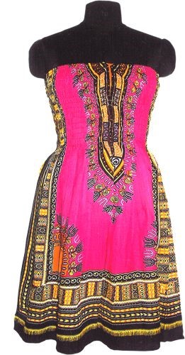Pink Tribal Dress