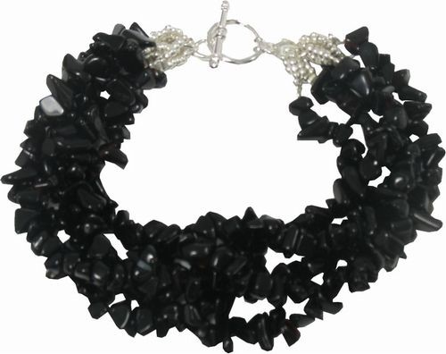 Onyx 5-Strand Bracelet