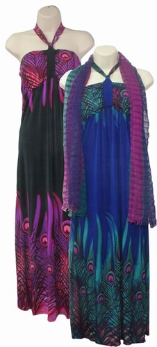 Long Peacock Dress Prepack