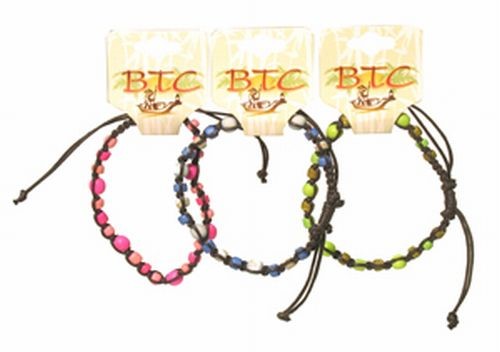 Tribal, Coco Bead Bracelets , Carded