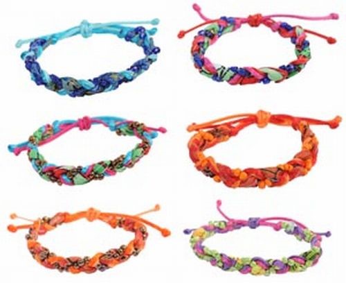 Bright & Sassy, Fabric Bracelets