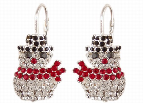 Snowman Earrings