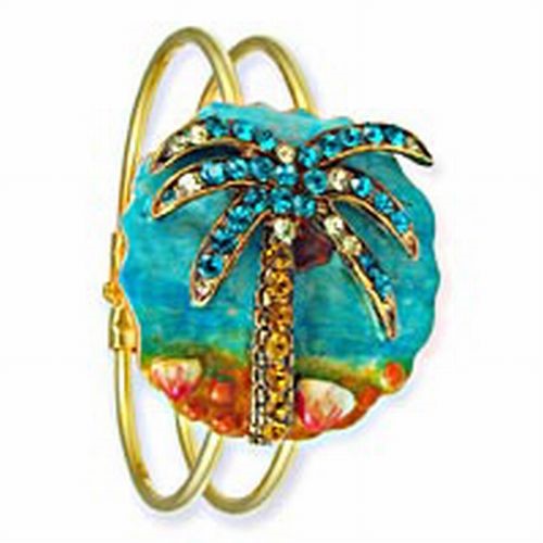 Palm Disk Cuff Bracelet