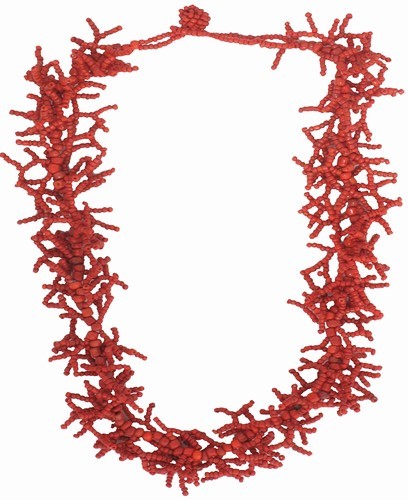 Coral Shape Seed Bead Necklace