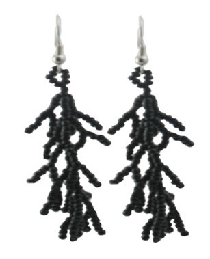 Coral Shape Seed Bead Earrings