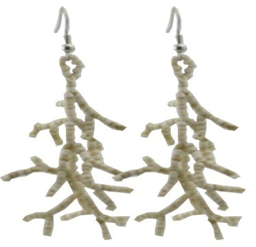 Coral Shape Seed Bead Earrings