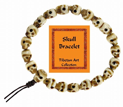 Skull Bracelet, Stretchy