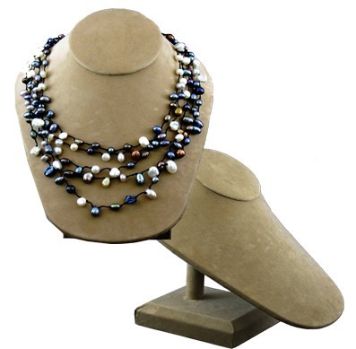 Beige Necklace Bust