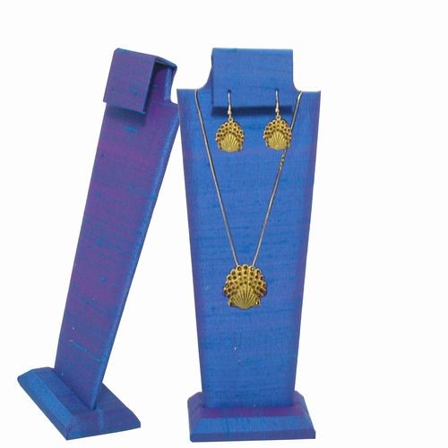 Silk Necklace and Earrings Display