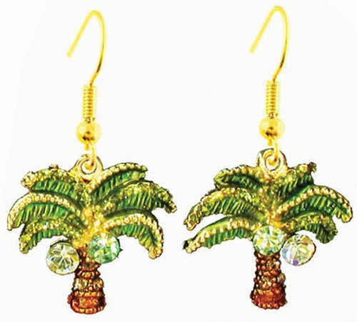 Tropical Palm Earrings