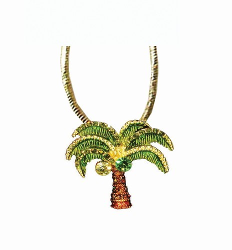 Tropical Palm Necklace