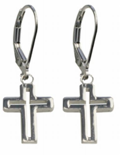 From This Moment On Cross Earrings