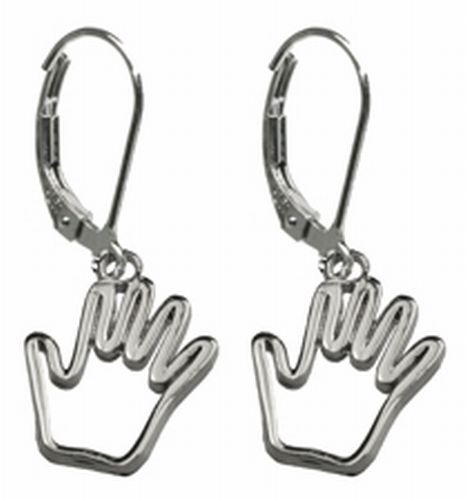 From This Moment On Hand Earrings