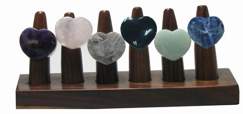 Heart Stone Ring Assortment