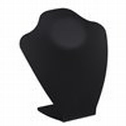Black Frosted Necklace Bust