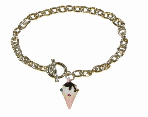 Ice Cream Bracelet Pink