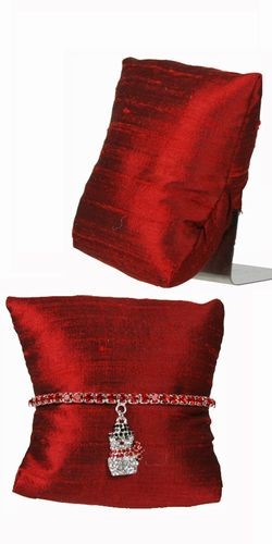 Silk Pillow Display with Easel Back