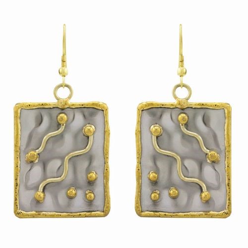 Earrings, Rectangular