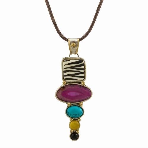Semi-Precious, Zebra Necklace