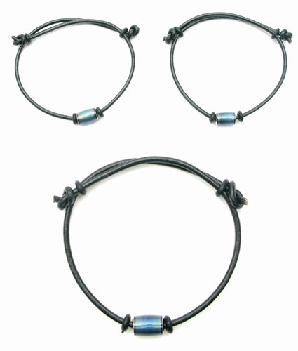 Leather Mood Bracelets