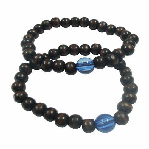Bella Wood & Glass Bracelet