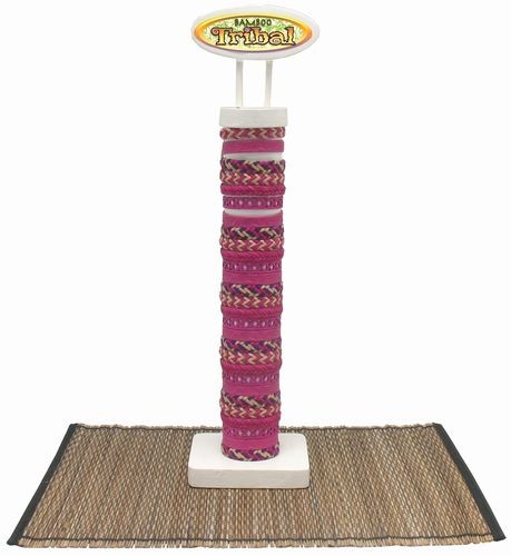 Tribal, Pink Leather Bracelets