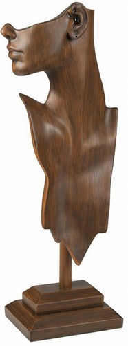 Tall Wood Finish Silhouette