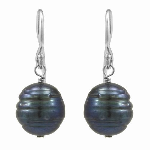 Grey Freshwater Pearl Earrings