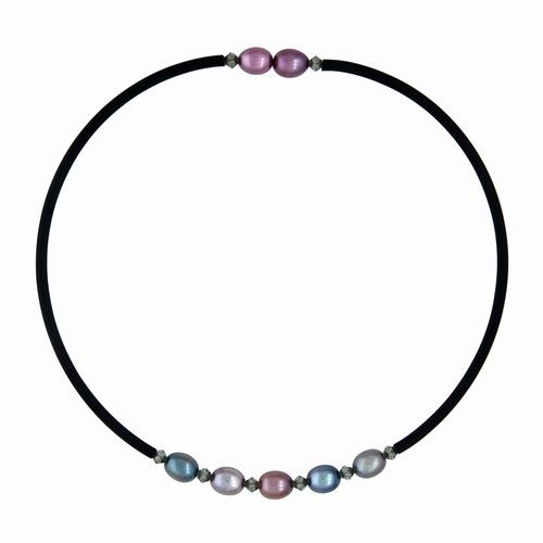 Multi Pearl & Crystal Necklace