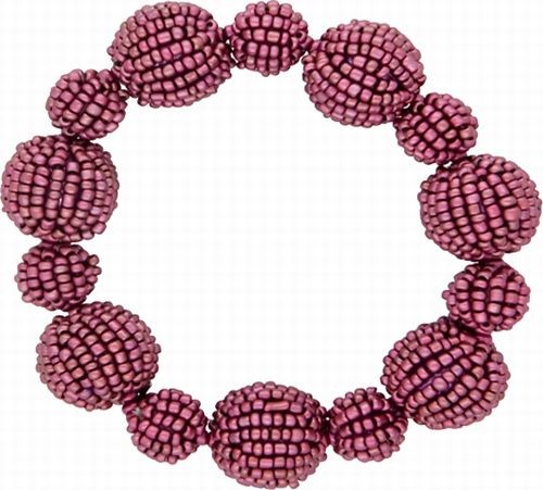 PomPom Pink Stretchy Bracelet