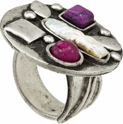 Semi-Precious, Medallion Ring 3