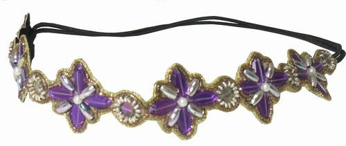 Headband, Starburst Purple