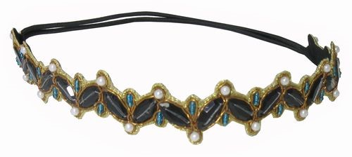 Headband, Scallop Blue