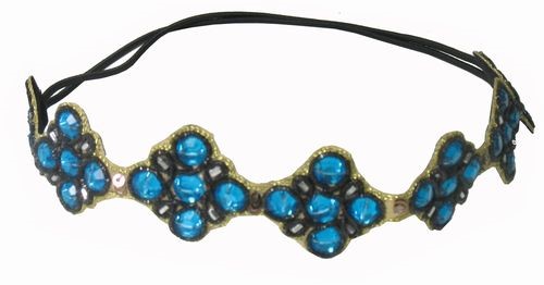 Headband, 5 Stone Turquoise