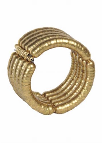 Bracelet, Snake Cuff, Brass