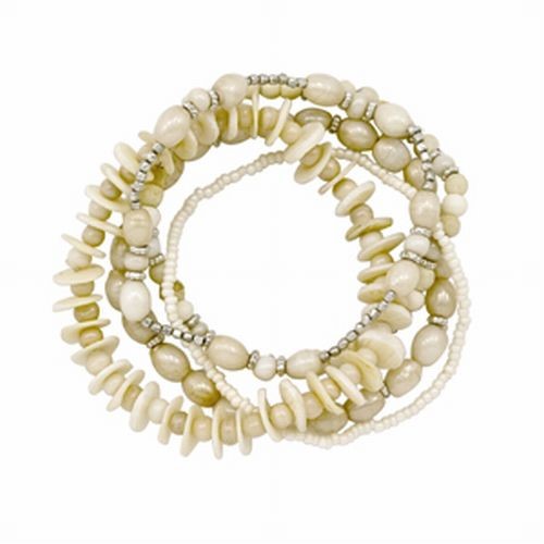 Ivory Stretchy Bracelet