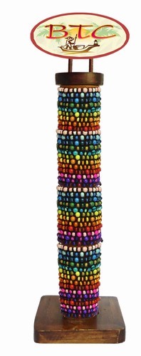 Tribal, Coco Bead Bracelets with Display