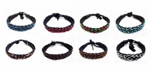 Tribal, Chuncky Leather Bracelets Display Refill