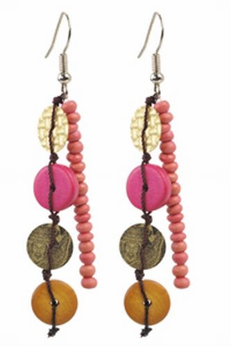 Coppery Coral Set 2 Earrings