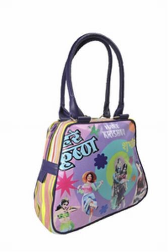 Coated Cotton Pink Bolly Travel Bag