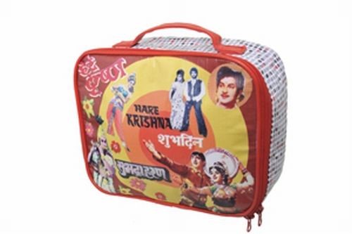 Coated Cotton Red Bolly Carry Case