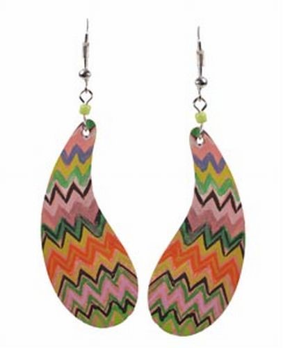 Handpainted Shell Earrings