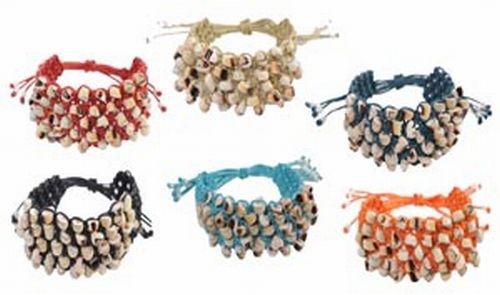 Macrame and Shell Bracelet Assortment