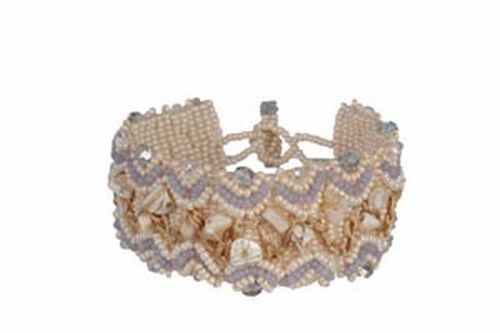Bracelet, Crystal & Bead 14