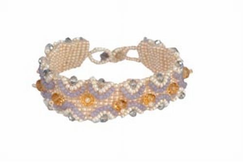 Bracelet, Crystal & Bead 14