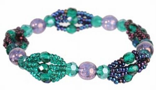 Bracelet, Crystal Stretchy, 17